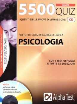 5500 quiz psicologia +cd