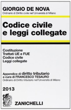 Codice Civile Tributario e leggi collegate 2013