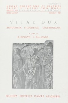 vitae dux  antologia filosofica ciceroniana