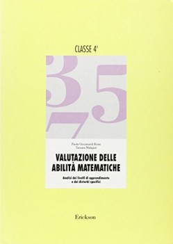 valutazione delle abilit+ matematiche. 4 classe