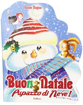 buon natale pupazzo di neve