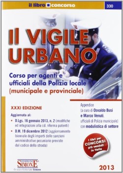 vigile urbano. corso per agenti e ufficiali