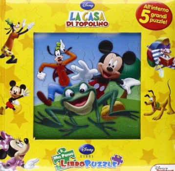 casa di topolino. libro puzzle