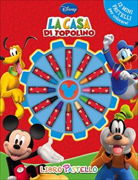 casa di topolino. libro pastello