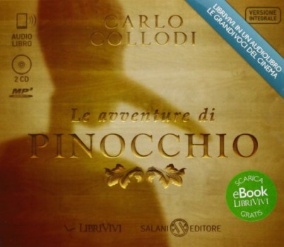 avventure di pinocchio audiolibro + 2cd audio