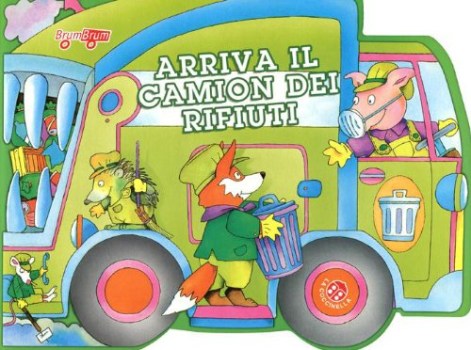 arriva il camion dei rifiuti