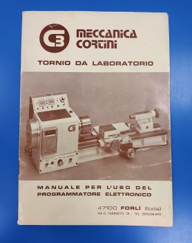 tornio da laboratorio. manuale per l\'uso del programmatore elettronico C3