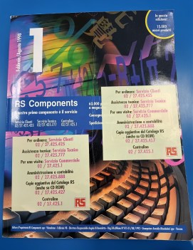 RS components febbraio/agosto1998. VOL.1