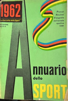 annuario dello sport 1962