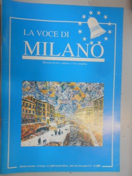 voce di milano numero 5 - maggio 1991 mensile di arte cultura e vita cittadina