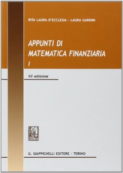 appunti di matematica finanziaria vol 17ed.FC