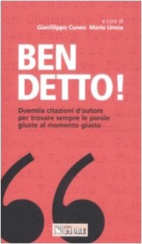 ben detto!