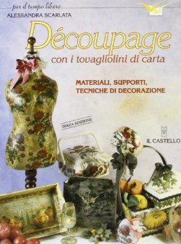 decoupage con i tovagliolini di carta