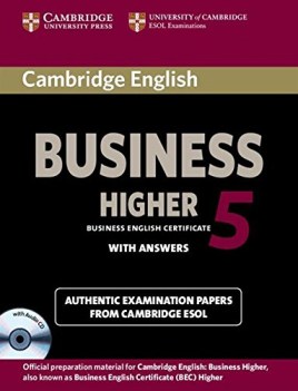 cambridge english business certificate higher 5 sb+key