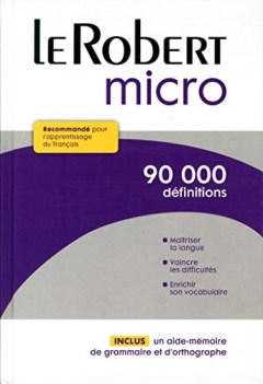 robert micro dictionnaire d\'apprentissage du francais