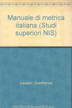 manuale di metrica italiana