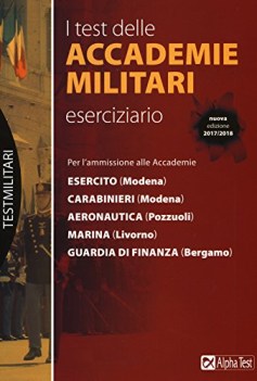 test delle accademie militari eserciziario