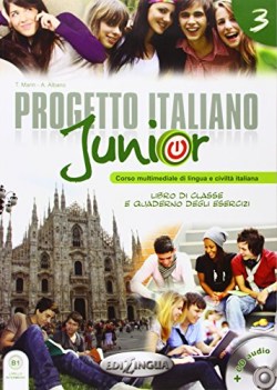 progetto italiano junior 3 libro dello studente con cd audio