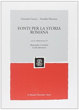 fonti per la storia romana