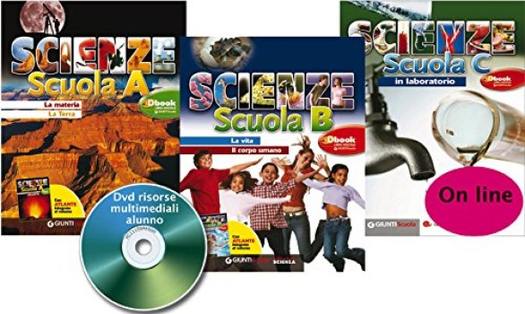 scienze scuola prop. 2 A+B + DVD