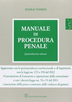 manuale di procedura penale 14ed