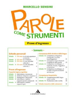 parole come strumenti A+prove+cd