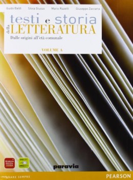 testi e storia della letteratura A (3tomi)