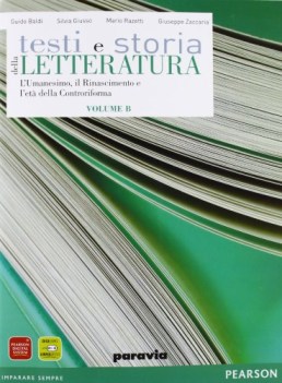 testi e storia della letteratura B