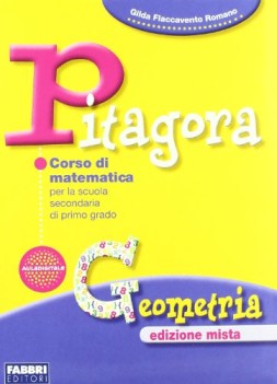 pitagora GEOMETRIA ediz.mista+materiali didattici