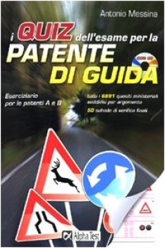 quiz per esame patente A e B +cdrom