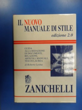 nuovo manuale di stile (ed.2.0)