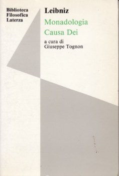 monadologia causa dei (tognon)