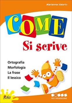 come si scrive 2 elem. arancio per progredire