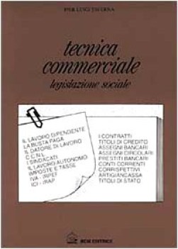 tecnica commerciale legislazione sociale