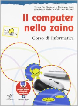 computer nello zaino +cdrom