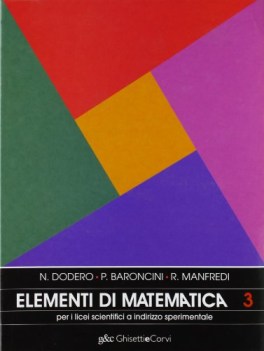 elementi di matematica 3 x lic.sc.