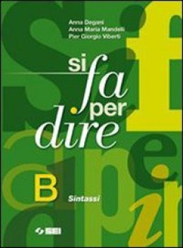 si fa per dire b-sintassi