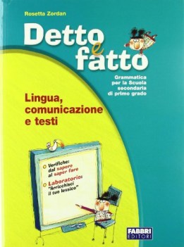 detto e fatto lingua comun.testi ve11