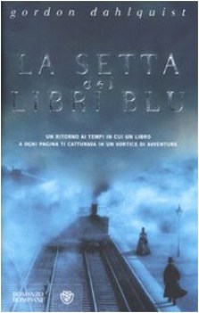 setta dei libri blu