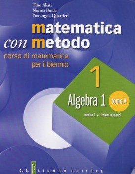 matematica con metodo 1 A+B no informatica