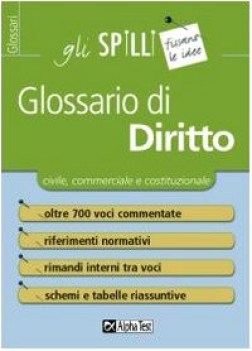 glossario di diritto (spilli)