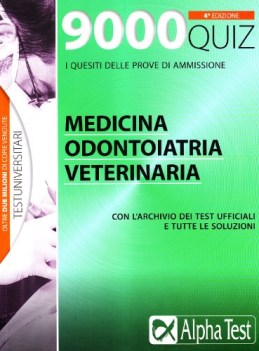 9000 quiz Medicina Odontoiatria Veterinaria e TN area sanitaria