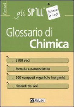 glossario di chimica