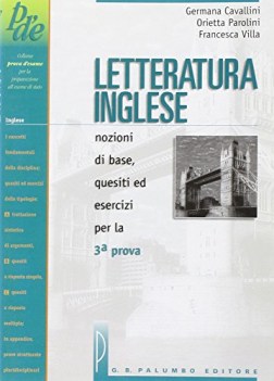 letteratura inglese, nozioni di base