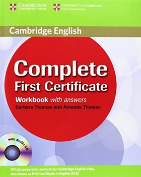 complete first certificate, wb + cd + key