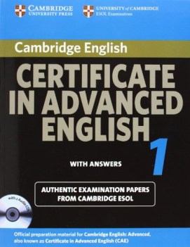 Cambridge Certificate in Advanced English 1 for update exam