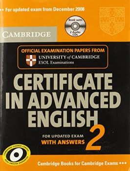 Cambridge Certificate in Advanced English 2 for update exam