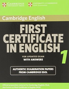 cambridge first certific. in engl. 1 with key