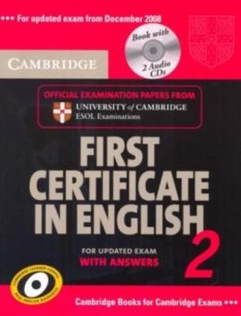 Cambridge First Certificate in English Self-study Pack  2