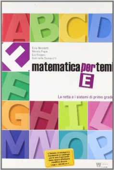 matematica per temi E